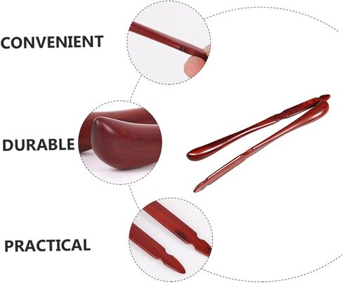 Luxshiny 2pcs Dulcimer Hammers with Bucket Professional Sandalwood Practice Mallets for Musical Instrument Parts Sturdy Design for Yangqin and Hammered Dulcimer Players in Saudi Arabia