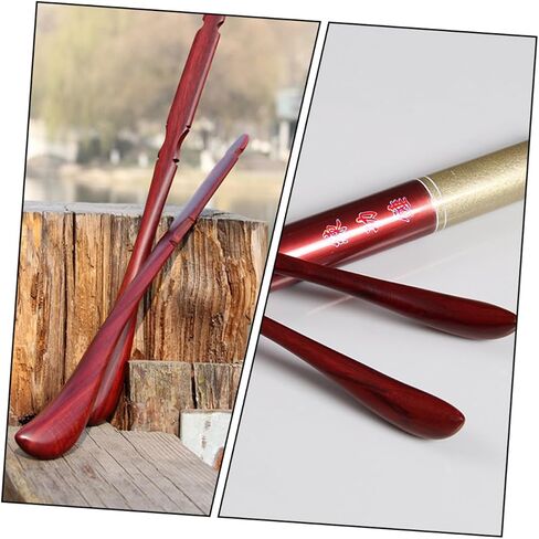 Luxshiny 2pcs Dulcimer Hammers with Bucket Professional Sandalwood Practice Mallets for Musical Instrument Parts Sturdy Design for Yangqin and Hammered Dulcimer Players in Saudi Arabia