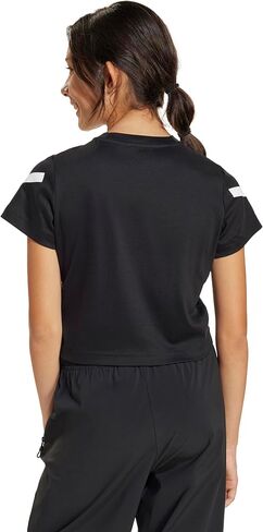 adidas Girls' Z.n.e. Cropped Fitted T-Shirt in Saudi Arabia
