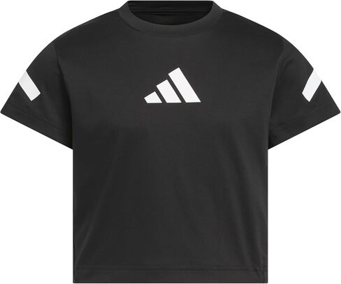 adidas Girls' Z.n.e. Cropped Fitted T-Shirt in Saudi Arabia