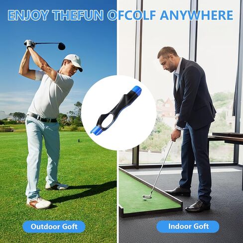 Golf Grip Trainer Club - Improves Grip Strength, Accuracy & Swing, Trains Correct Hand Position for Superior Performance - Golf Training Aid for All Levels in Saudi Arabia