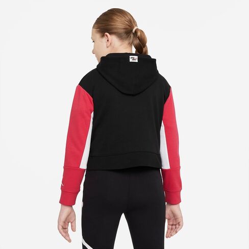 هودي Jumpman للفتيات من Nike من Jordan (للأطفال الصغار/الأطفال الكبار) أسود LG (12-14 طفل كبير) in Saudi Arabia