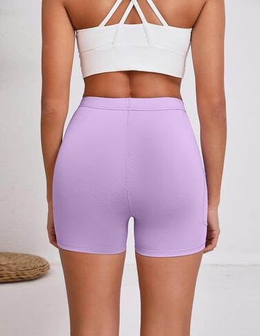 High Waist Workout Shorts with Pockets for Women – Comfortable Compression Sports Shorts for Running, Tennis, and Activewear in Saudi Arabia