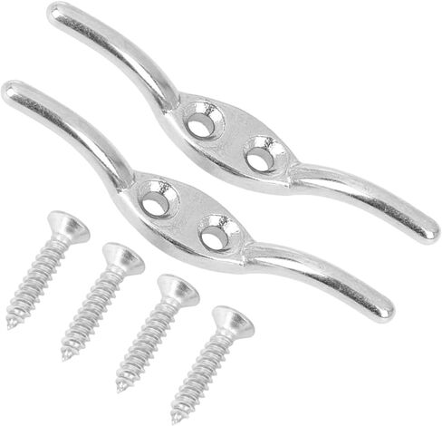2 Set 2 Inch 316 Stainless Steel Universal Marine Boat Flagpole Cleat Hook with 4 Mounting Screws Auto Accessories in Saudi Arabia