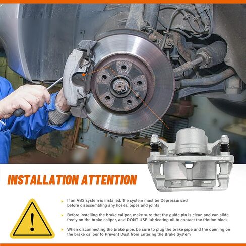 Drivestar 2PCS 19B2663 19B2662 Front Driver الأيسر الأيسر من الفرجار الفرجار المتوافق مع 2002-2004 Honda CR-V ، 2003-2011 Element in Kuwait