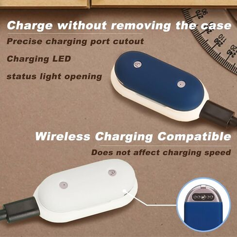 Slim Case for PLAUD NotePin AI Recorder - Ultra-Thin Soft Silicone Skin, Wireless Charging Compatible, Anti-Scratch and Shockproof Cover (Black) in Kuwait