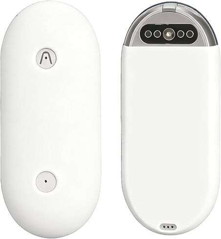 Slim Case for PLAUD NotePin AI Recorder - Ultra-Thin Soft Silicone Skin, Wireless Charging Compatible, Anti-Scratch and Shockproof Cover (Black) in Kuwait