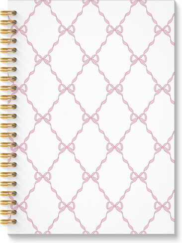 Roxmart Coquette Blue Bow Floral Ploral Noteboor ، Chinoiserie Pink Floral Journal ، Trendy Preppy Grandmillenial Flower Aealthetic Journal ، 5.5x8.3 Inch in Saudi Arabia