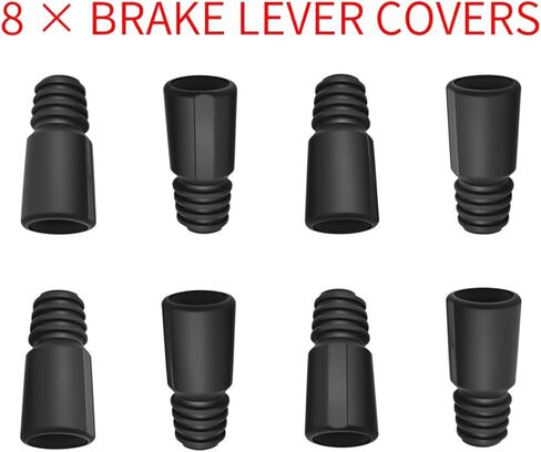 Brake Repair Kit - 8Pc Brass Olive & Barb Screw Fittings for Hydraulic Disc Brake Hose - Tektro Compatible Replacement Parts in Saudi Arabia