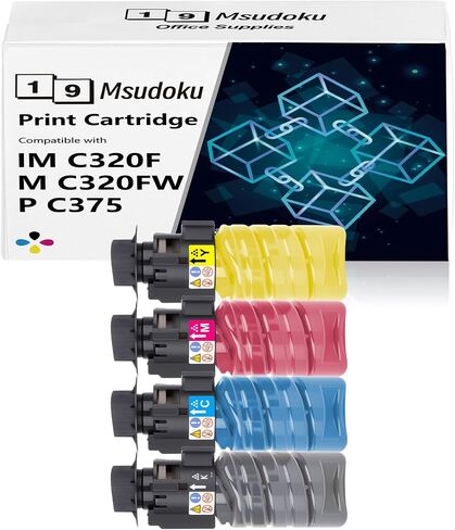 IM C320 IM C320F Black Toner Cartridges 842726 MC 320FW P C375 (Black,10,000 Pages) Compatible for Ricoh IM C320 Toner Cartridge IMC320F for Ricoh IM C320F P C375 MC 320FW Printer (1-Pack) in Saudi Arabia