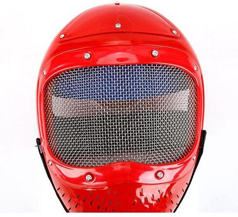Generic Fencing Epee Mask Lightweight Protective Gear for Kids, red, 35cmx25cm in Saudi Arabia