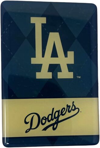 مغناطيس ثلاجة MLB Los Angeles Dodgers، بني، مقاس واحد in Saudi Arabia