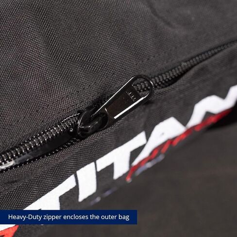 Titan Fitness 5-25 LB PRO Strongman Sandbags, Double Layer, 1050D Cordura, Black, Carry Home Gym Training in Saudi Arabia