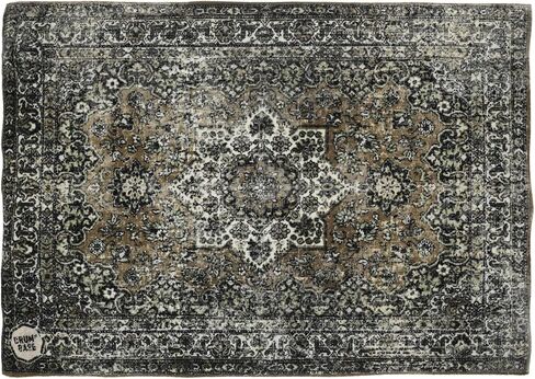 سجادة مسرح DRUM N BASE ذات الطراز الفارسي العتيق - مقاس 4.26 × 3 أقدام باللون الأخضر in Kuwait