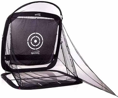 Spornia SPG-5 Compact Golf Practice Net – 5' x 5' Indoor & Outdoor with Ball Return | Driving, Chipping & Full Swings | Heavy-Duty, Portable & Easy to Set Up in Kuwait
