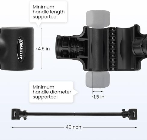 محول الدمبل إلى الأثقال 2.0 - تحويل الدمبل إلى مجموعة أثقال للجيم المنزلي، شريط وزن قابل للتعديل مع قبضة إسفنجية مضادة للانزلاق، مشبك فولاذي وسعة قصوى 200 رطل، متوافق مع الدمبل القياسية in Kuwait