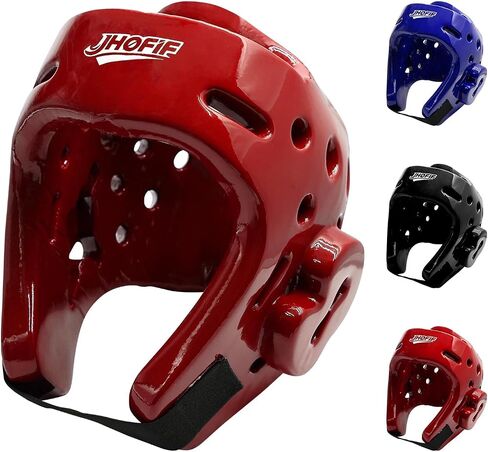 Kids & Adults Boxing Helmet, Martial Arts Sparring Headgear for Karate, Kickboxing, Taekwondo & MMA Training/Competition - Adjustable and Breathable, Healthy Material, 3 Colors in Saudi Arabia