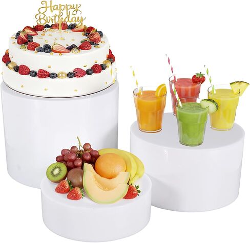 3pcs Riseers Buffet ، وناهضات الطعام لبوفيه ، وصناديق أكريليك لعرض ROVER RISER CASE in Kuwait