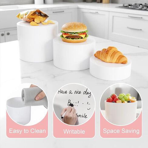 3pcs Riseers Buffet ، وناهضات الطعام لبوفيه ، وصناديق أكريليك لعرض ROVER RISER CASE in Kuwait