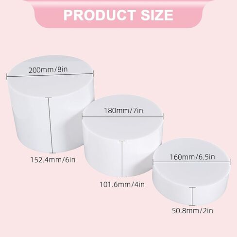 3pcs Riseers Buffet ، وناهضات الطعام لبوفيه ، وصناديق أكريليك لعرض ROVER RISER CASE in Kuwait