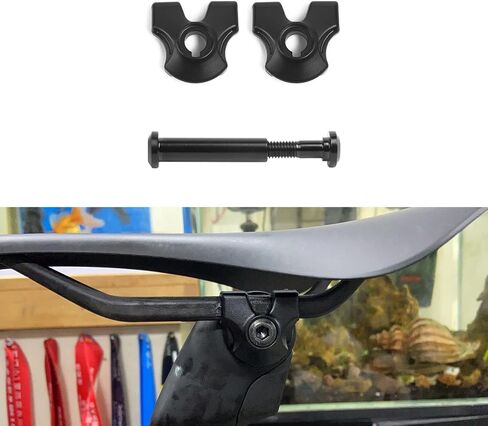 Xotic Tech Seatpost Saddle Clamp Ear + Ti Bolt Kit for Carbon Rail, Compatible with Specialized S-Works in Saudi Arabia