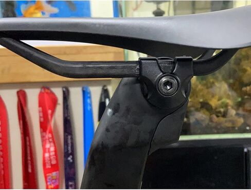 Xotic Tech Seatpost Saddle Clamp Ear + Ti Bolt Kit for Carbon Rail, Compatible with Specialized S-Works in Saudi Arabia