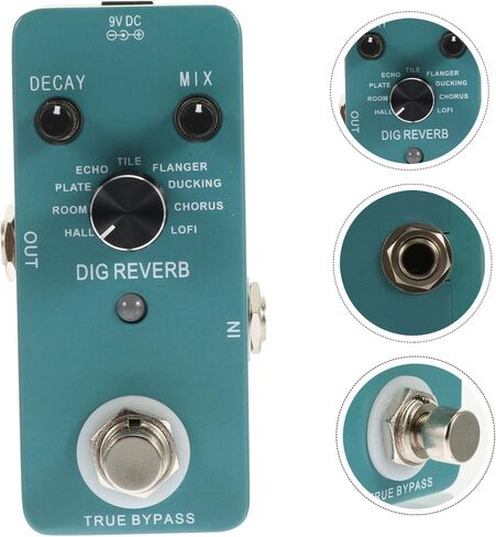 Guitar Effects Processor for Recording High- Audio Processing with Noise Reduction and Durable Design for Musicians and Audio Enthusiasts in Saudi Arabia