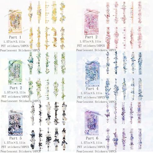ملصقات سجل القصاصات لمستلزمات Scrapbooking ، 120pcs ملصقات Junk Journal Cloud تحت عنوان Journaling ، مستلزمات Journal Bullet ، مخطط ، أجهزة الكمبيوتر المحمولة ، Planner (Cloud) in Kuwait