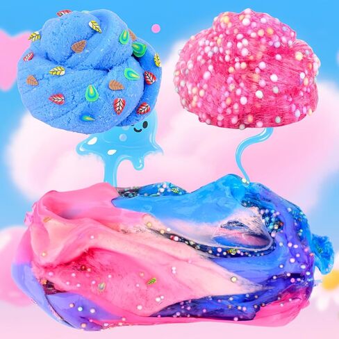 4 Pack Axolotl Slime Kit ، Butter & Clear ، Film Party Favors للأطفال مع سحر Axolotl ، وليميات ناعمة ومطاطية اللون الأرجواني الوردي للبنات والفتيان 4-12 ، مكافآت الفصل الدراسي ، هدايا عيد ميلاد in Kuwait