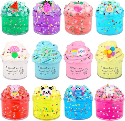4 Pack Axolotl Slime Kit ، Butter & Clear ، Film Party Favors للأطفال مع سحر Axolotl ، وليميات ناعمة ومطاطية اللون الأرجواني الوردي للبنات والفتيان 4-12 ، مكافآت الفصل الدراسي ، هدايا عيد ميلاد in Kuwait