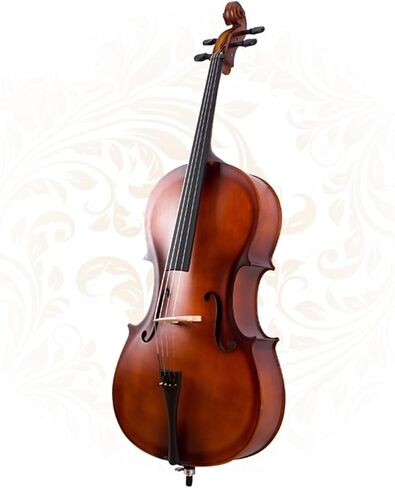 Handcrafted Cello, Made of Hard, Shiny Cedar Wood, for Beginners, Performance Levels, and Practice(B,4/4) in Saudi Arabia