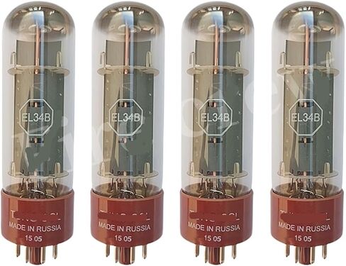 EL34 EL34B أنبوب HiFi أنبوب الصوت يستبدل 6CA7 6P3P 6L6 مُضخّم صوت عدة لتقوم بها بنفسك مطابقة رباعية الاتجاهات (1 قطعة) in Saudi Arabia