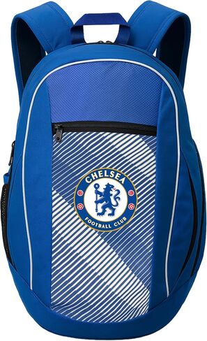 حقيبة ظهر من Icon Sports Chelsea Football Club، حقيبة ظهر مرخصة رسميًا بشعار نادي تشيلسي لكرة القدم للبالغين لمحبي كرة القدم. in Saudi Arabia