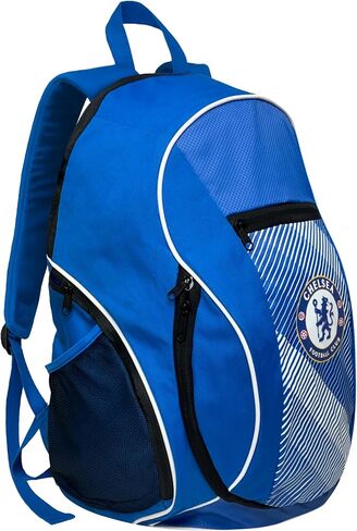 حقيبة ظهر من Icon Sports Chelsea Football Club، حقيبة ظهر مرخصة رسميًا بشعار نادي تشيلسي لكرة القدم للبالغين لمحبي كرة القدم. in Saudi Arabia
