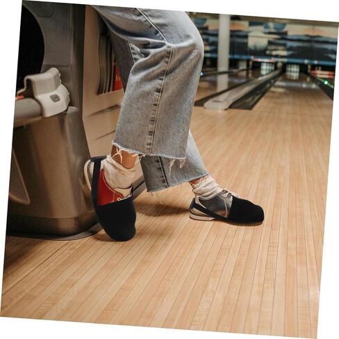 Bowling Shoe Slipping Covers Unisex Cloth Shoe Protectors Wear-Resistant Sliding Sole Covers Reusable in Saudi Arabia