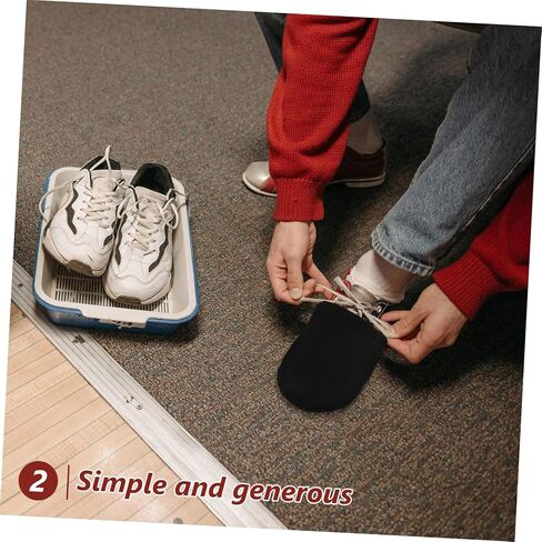 Bowling Shoe Slider Cover Unisex Shoe Protector with Smooth Flannelette for Easy Glide Cloth Material Fits and Portable Sports Accessory in Saudi Arabia