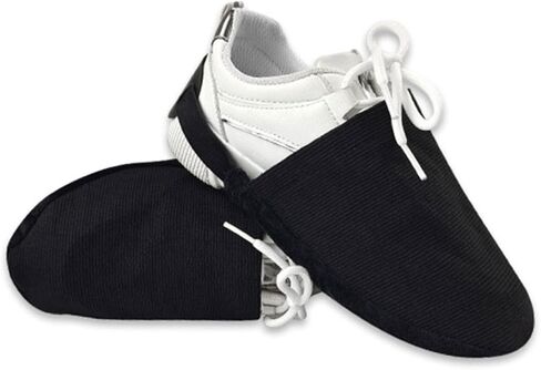Elastic Anti-Slip Bowling Shoe Sliders with Adjustable Fit Lightweight Reusable Covers for Adults Protectors Reducing Floor Friction Easy Stretch Design for Indoor Bowling in Saudi Arabia