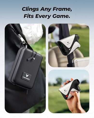 مكتشف نطاق الجولف 1200 ياردة، تكبير 7X، تقنية المثلث، محدد المدى مع تشغيل/إيقاف منحدر، اهتزاز قفل العلم، مكتشف المدى المغناطيسي للجولف، USB-C قابل لإعادة الشحن in Kuwait