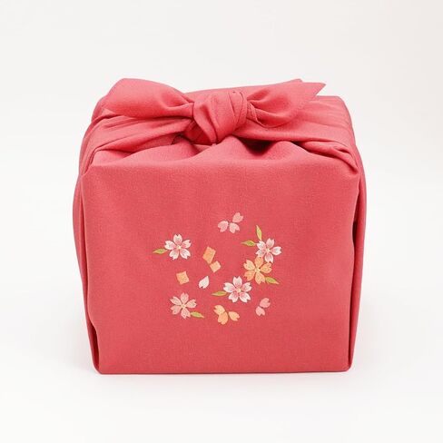 COTONOHA Kyoto Saibi Kimono Style Furoshiki & Small Furoshiki Set -Japanese wrapping cloth- For Gift Bag (Double-Sided Dyeing Purple) in Saudi Arabia