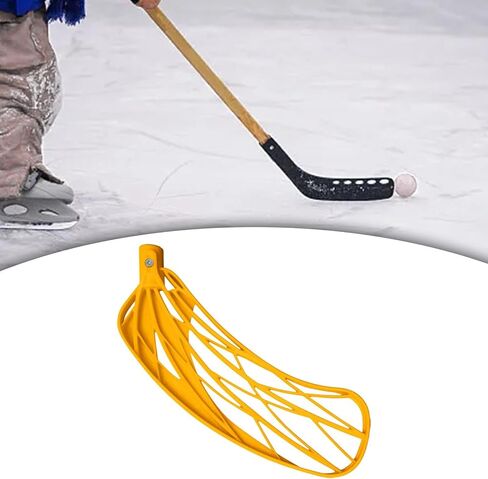 Floorball Sticks Blade, Floorball Hockey Stick, Ice Hockey Equipment, Glass Fiber, Floorball, Replacement Blade, Curved, Yellow Right Hand in Kuwait