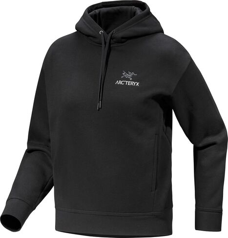 سترة بغطاء للرأس من الصوف بشعار Arc'teryx للسيدات | هودي مريح بمزيج من القطن العضوي in Saudi Arabia