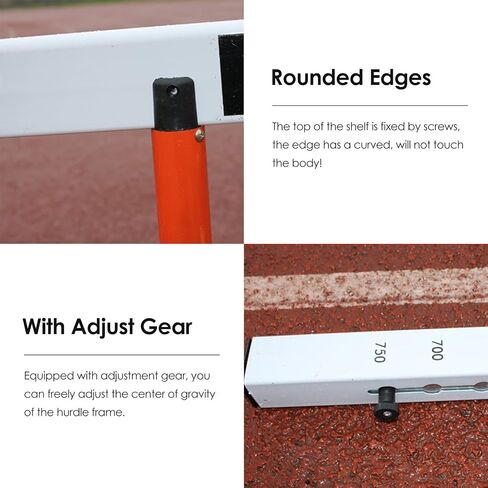 Adjustable Height Sports Training Hurdle - Agility Obstacle Equipment for Track & Field, Ideal for Coaches & Athletes, Speed Training, Easy Setup in Saudi Arabia