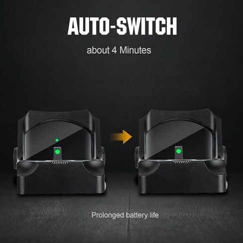 Ohhunt Red Dot Sight 2 MOA شبكاني Mini Shake Awake Optics 12 تعديل السطوع in Kuwait