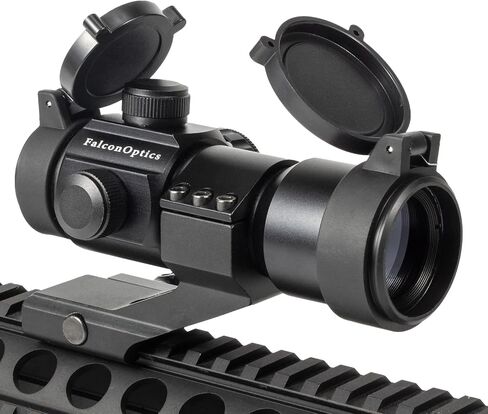 بصريات نطاق البصر المنعكس باللون الأحمر والأخضر لسكة Picatinny - 1 × 30 مم - 4 MOA - 5 إعدادات للسطوع - حامل ناتئ in Kuwait