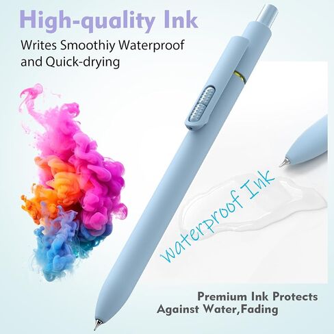 8 Pack Colorful Gel Ink Abens ， أقلام تململ النقطة الدقيقة 0.7 ملم للكتابة السلسة ، والدوار والرسم ، وأقلام ملونة Morandi الجمالية للنساء ، والمدرسة واللوازم المكتبية (Morandi Colors) in Kuwait