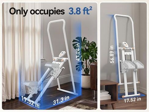 Niceday Steppers for Exercise at Home, Stair Stepper with Handlebar, Stair Climber, Stair Master with 300LBS Loading Capacity in Kuwait