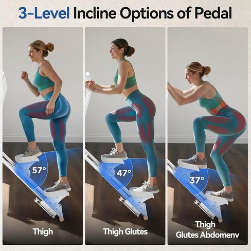 Niceday Steppers for Exercise at Home, Stair Stepper with Handlebar, Stair Climber, Stair Master with 300LBS Loading Capacity in Kuwait