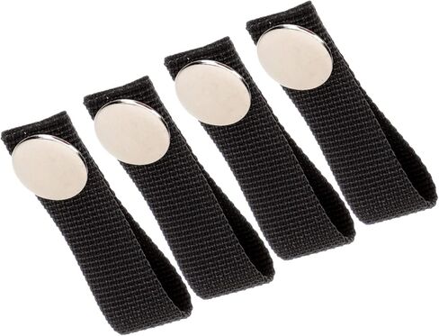 Totority 4pcs Hockey Helmet Chin Strap Replacement with Snap Button Lightweight Polyester Sports Chin Strap for Detachable Ice Hockey Helmets Easy Install and Design in Saudi Arabia