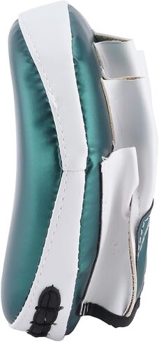 Muay Thai Half Finger Small Hand Target Reaction Training Target Suitable for Children and Adults Arc Shaped Round with Foot Taekwondo Mini Hand High Density EVA (Green) in Saudi Arabia