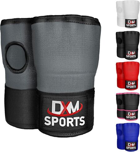 DXM SPORTS Hand Wraps Inner Gloves – Quick 70cm Wrist Wraps – Padded Knuckle Boxing Wraps for Men & Women – Muay Thai Hand Wraps, MMA Kickboxing, Martial Arts in Kuwait